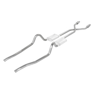 Pypes® - 409 SS Header-Back Exhaust System with Split Rear Exit