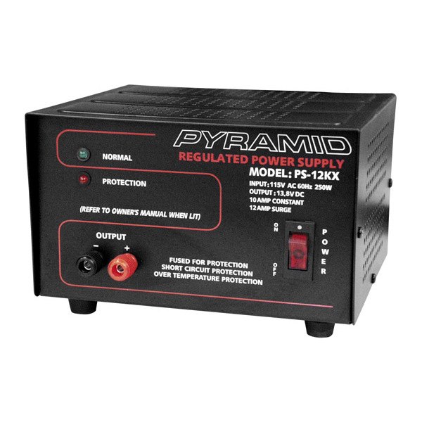 Pyramid® - 250W 115V AC to 13.8V DC 10A Power Supply