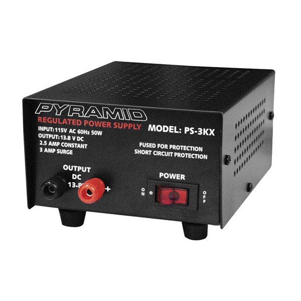 Pyramid® - 50W 115V AC to 13.8V DC 2.5A Power Supply