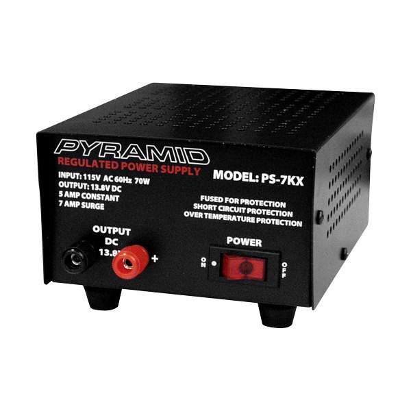 Pyramid® - 70W 115V AC to 13.8V DC 5A Power Supply