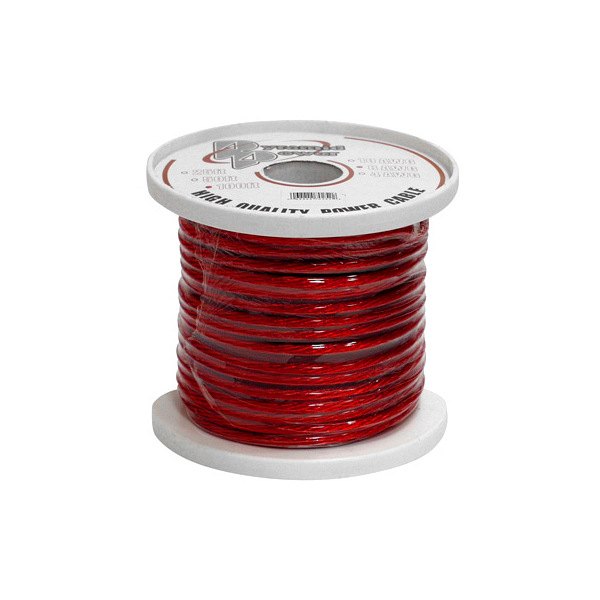 Pyramid® - 8 AWG Single 100' Red Stranded GPT Ground Wire