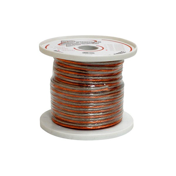 Pyramid® - 18 AWG 2-Way 500' Clear Stranded GPT Speaker Wire
