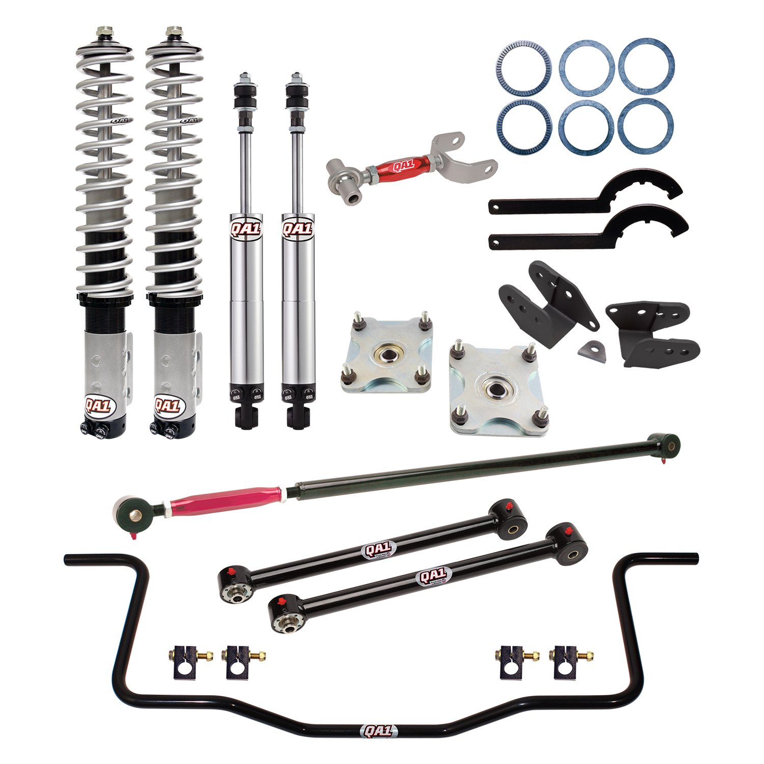 QA1® DK02FMM5 Drag Racing Front and Rear Suspension Kit Level 2