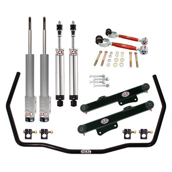 QA1® DK21-FMM2 - Drag Racing Front and Rear Suspension Kit Level 1