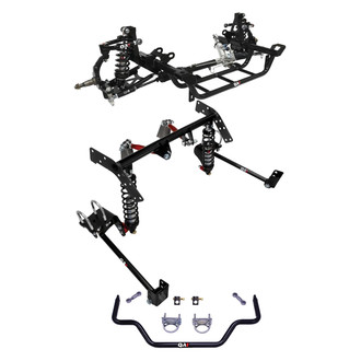 QA1® - 0"-2" x 0" Drag Racing Front and Rear Lowering Suspension Kit Level 2