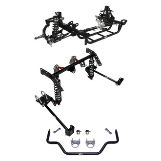 QA1® - 0"-2" x 0" Drag Racing Front and Rear Lowering Suspension Kit Level 2