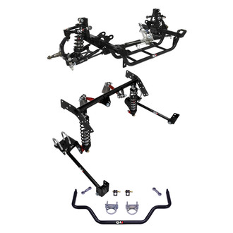 QA1® - 0"-2" x 0" Drag Racing Front and Rear Lowering Suspension Kit Level 2