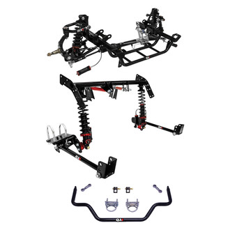QA1® - 0"-2" x 0" Drag Racing Front and Rear Lowering Suspension Kit Level 3