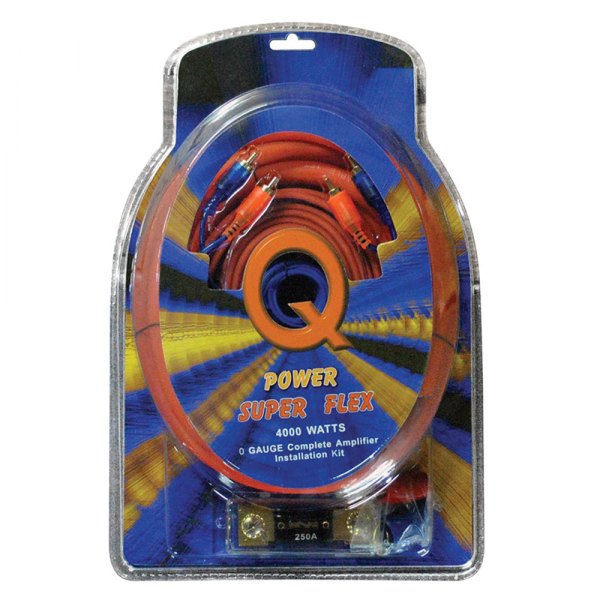 QPower® - Super Flex 0 AWG Amplifier Wiring Kit