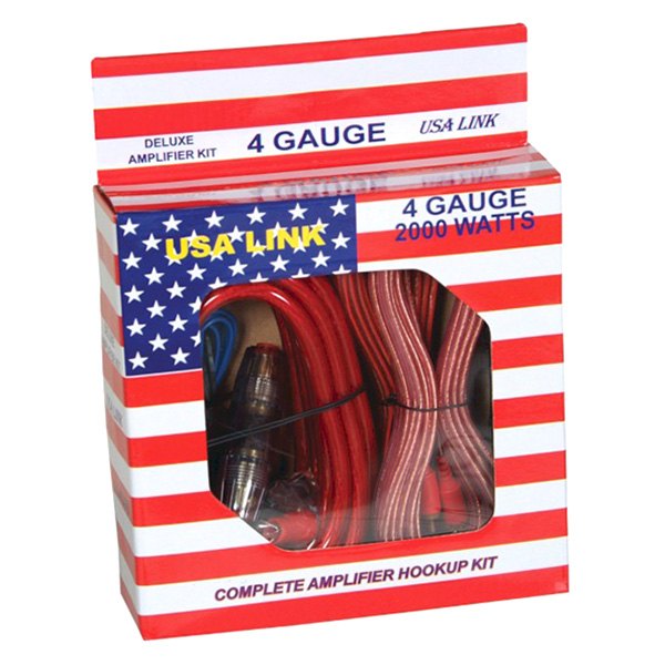 QPower® - 4 AWG USA Link Amplifier Wiring Kit