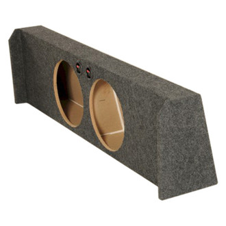 QPower® - 10" 2-Hole Downward-Firing Ported Subwoofer Enclosure