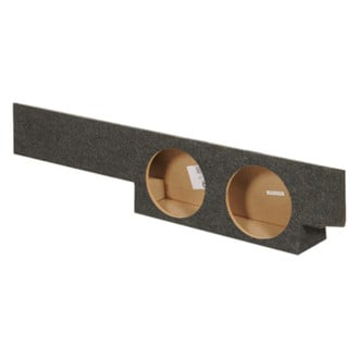 QPower® - 10" 2-Hole Downward-Firing Sealed Subwoofer Enclosure