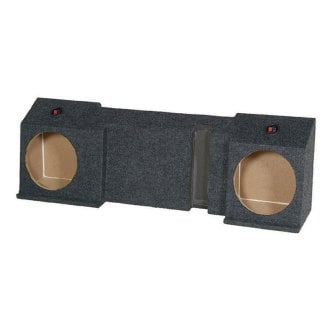 QPower® - 10" 2-Hole Downward-Firing Sealed Subwoofer Enclosure