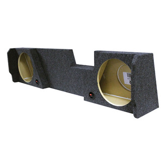 QPower® - 10" 2-Hole Downward-Firing Sealed Subwoofer Enclosure