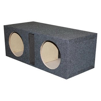 QPower® - QBomb Series 10" 2-Hole Forward-Firing Ported Subwoofer Box