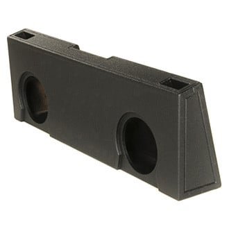 QPower® - QBomb Series 10" 2-Hole Upward-Firing Ported Subwoofer Enclosure