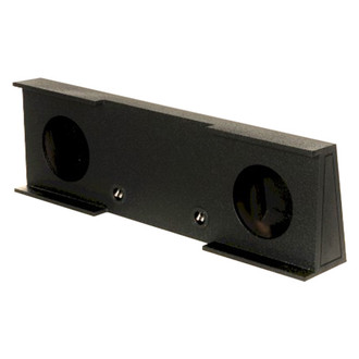 QPower® - QBomb Series 10" 2-Hole Downward-Firing Sealed Subwoofer Enclosure