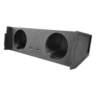 QPower® - QBomb Series 12" 2-Hole Downward-Firing Ported Subwoofer Enclosure