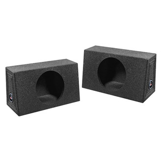 QPower® - Truck Series 10" 1-Hole Forward-Firing Sealed Subwoofer Box