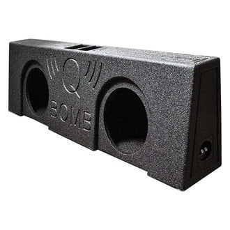 QPower® - 10" 2-Hole Forward-Firing Ported Subwoofer Enclosure