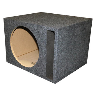 QPower® - 12" 1-Hole Forward-Firing Ported Subwoofer Box
