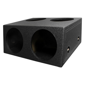 QPower® - QBomb Series 12" 4-Hole Forward/Upward-Firing Sealed Subwoofer Box