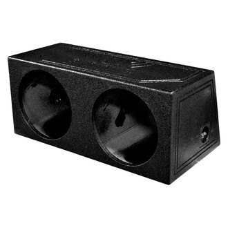 QPower® - QBomb Series 12" 2-Hole Forward-Firing Sealed Subwoofer Box