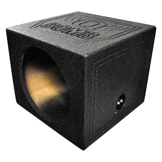 QPower® - QBomb Series 12" 1-Hole Forward-Firing Sealed Subwoofer Box