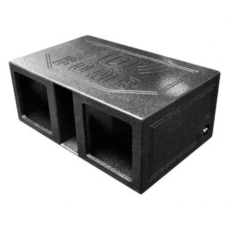 QPower® - QBomb Series 12" 2-Hole Forward-Firing Ported Subwoofer Box