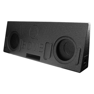 QPower® - QBomb Series 10" 2-Hole Forward-Firing Ported Subwoofer Enclosure