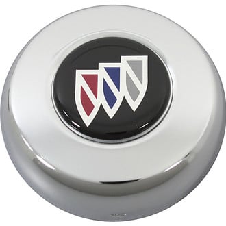 QRP® - Steering Wheel Horn Center Cap with Buick Shield on Black