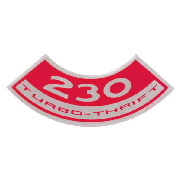 QRP® - "230 Turbo-Thrift" Turbo-Thrift Decal