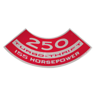 QRP® - "250 Turbo-Thrift 155HP" Turbo-Thrift Decal