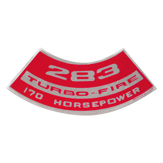 QRP® - "283 Turbo-Fire 170HP" Turbo-Fire Decal