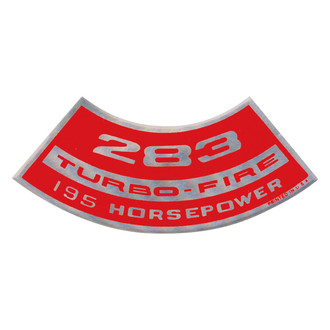 QRP® - "283 Turbo-Fire 195HP" Turbo-Fire Decal