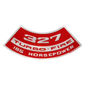 QRP® - "327 Turbo-Fire 185HP" Turbo-Fire Decal