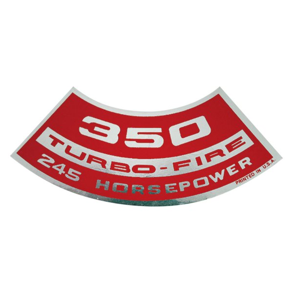 QRP® - "350 Turbo-Fire 245HP" Turbo-Fire Decal