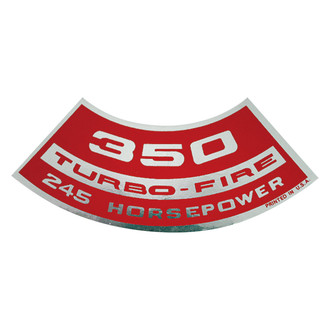 QRP® - "350 Turbo-Fire 245HP" Turbo-Fire Decal
