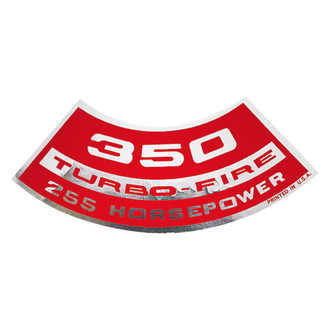 QRP® - "350 Turbo-Fire 255HP" Turbo-Fire Decal