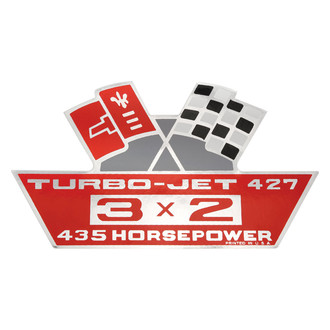 QRP® - "435HP Tri-Power" Turbo-Jet Decal