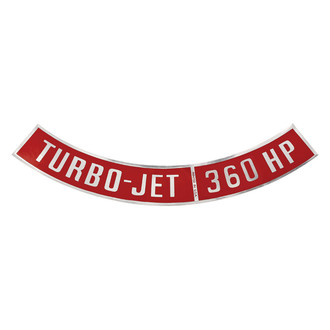 QRP® - "Turbo-Jet 360HP" Turbo-Jet Decal
