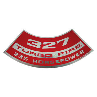 QRP® - "327 Turbo-Fire 235HP" Turbo-Fire Decal