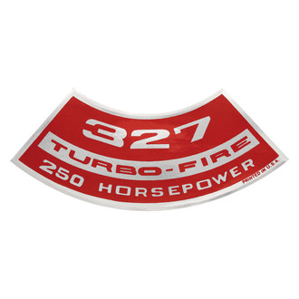QRP® - "327 Turbo-Fire 250HP" Turbo-Fire Decal