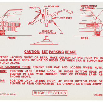 QRP® - Jack Instruction Decal