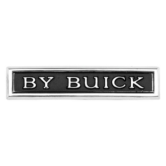 QRP® - "By Buick" Trunk Lid Emblem
