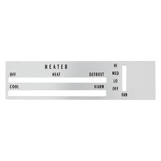 QRP® - Heater Control Faceplate