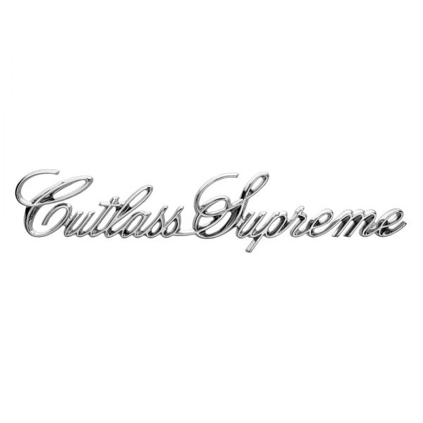 QRP® - "Cutlass Supreme" Script Trunk Lid Emblem