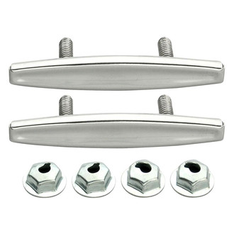QRP® - Plain Style Chrome Door Panel Emblems