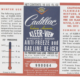 QRP® - GM Kleer-View Bottle Decal