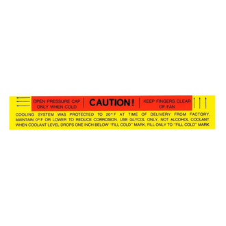 QRP® - Cooling System Decal